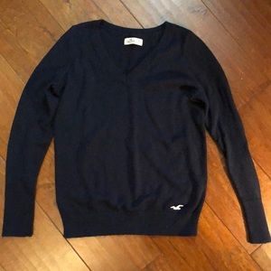 Hollister navy blue sweater. Size small